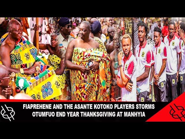 FIAPREHENE AND THE ASANTE KOTOKO FC STORMS OTUMFUO END YEAR THANKSGIVING AT MANHYIA