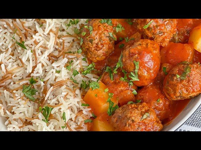 Kofta and potato stew #kofta #potato #foodie #easyrecipe #tasty