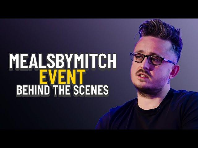 Event Setup for TikTok STAR MealsByMitch - Behind the Scenes with Stones Throw Media