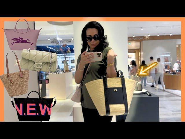 ️ Summer BAGS Amsterdam Shop Vlog: LONGCHAMP, COACH & MORE at Bijenkorf and TK Maxx