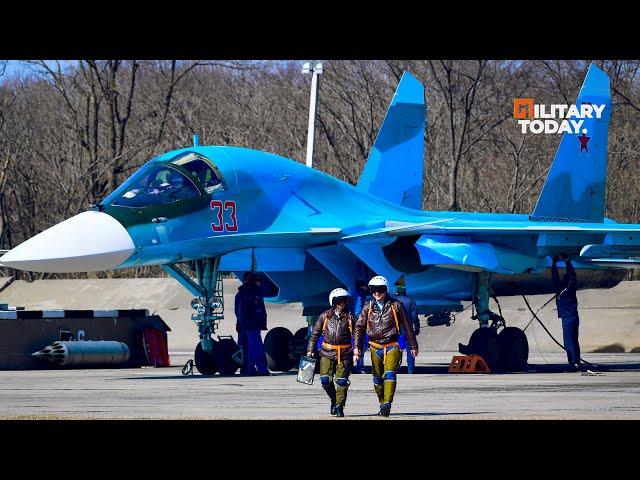 Inside RUSSIA'S Supersonic Bomber Fighter Jet — Extraordinary Features Sukhoi Su-34