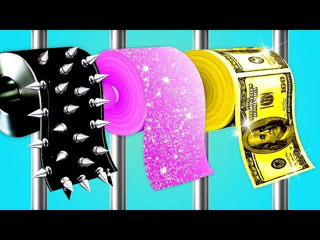 Rich Vs Broke Vs Giga Rich Students In Jail! Relatable Situations and DIY Ideas by Gotcha! Viral