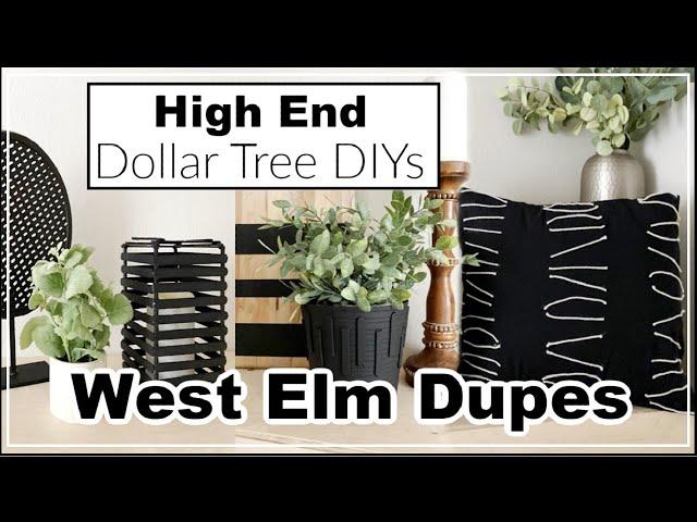 High End Dollar Tree DIY Home Decor | $1 West Elm DIY Decor Dupes