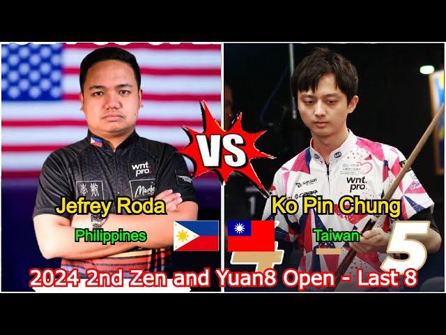 Jefrey Roda VS Ko Pin Chung (No.1 Taiwan) | 2nd Zen and Yuan8 Open 2024 - Last 8