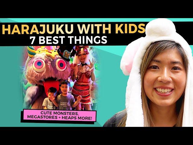 7 FUN Things to do in HARAJUKU Tokyo with Kids | Japan Travel Guide