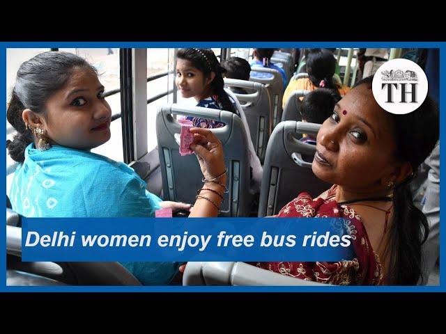 Free bus rides for Delhi women