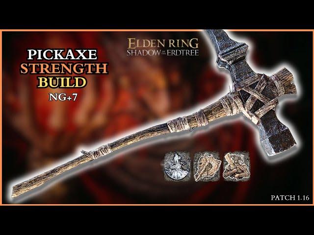 Elden Ring: I Tried The Best Build For "PICKAXE" In Ng+7 Against Main Bosses | No-Hit 1.16