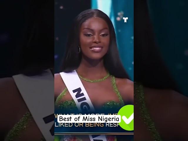 Best of Miss Nigeria 2024 at Miss Universe #100shorts2024 #missuniversenigeria