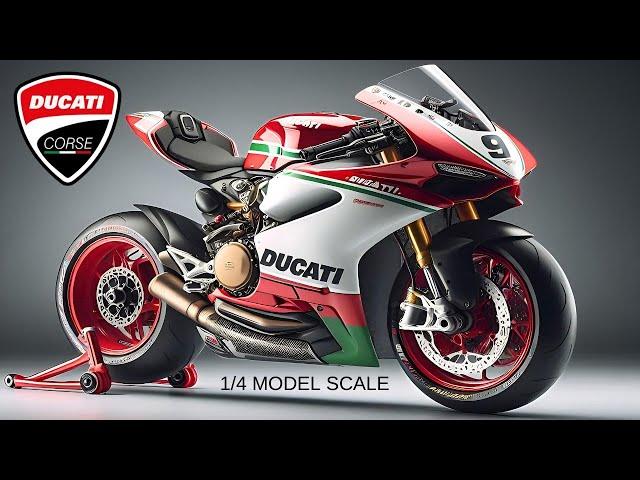 SIMPLE BUILD | HUGE 1/4 Model Scale Ducati Panigale 1299 R FINAL EDITION [POCHER ]
