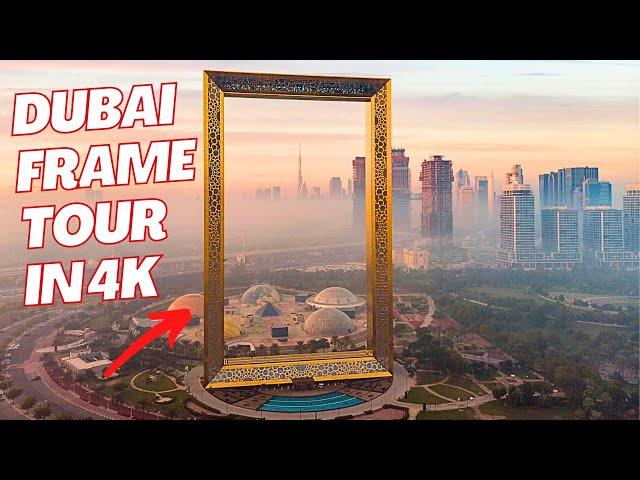 Dubai Frame experience  | Inside the world's largest  frame | Walking Tour 4K| Visiting Dubai