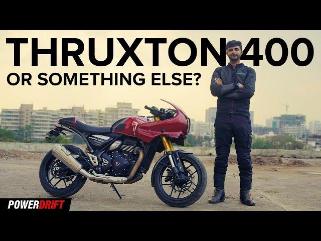 We Rode The Triumph Thruxton 400???? | PowerDrift