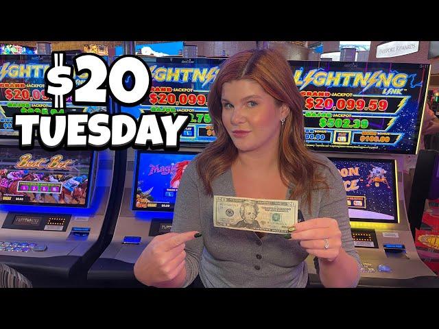 How Long Will $20 Last in Lightning Link Slot Machines?!