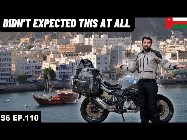 Surprising First IMPRESSIONS OF MUSCAT S06 EP.110 | MIDDLE EAST Motorcycle Tour