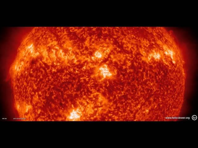 Sunspot AR1363 "Earth At Risk" (AIA 304) (12/04) HD 720p