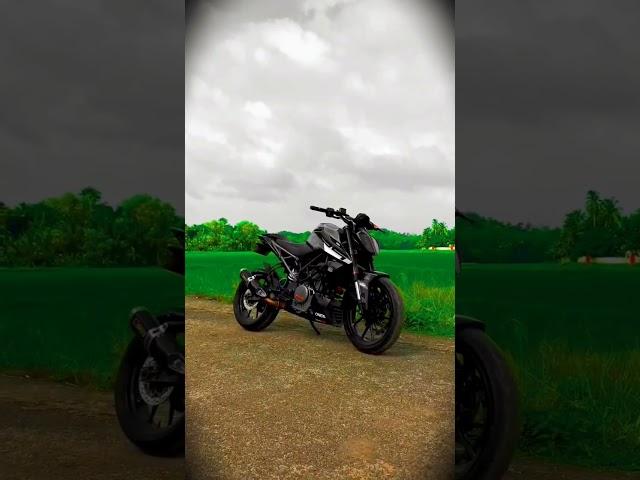 KTM DUKE 390  MODIFIED BLACK  COLOUR 