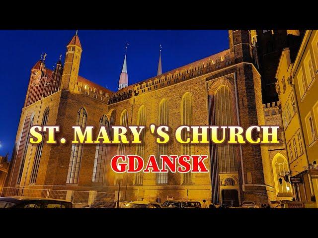 ST. MARY'S CHURCH GDANSK, POLAND| LARGEST BRICK CHURCH IN EUROPE|GEREJA BATU BATA TERBESAR DI EROPAH