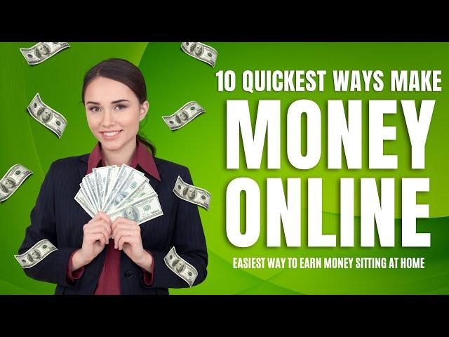 10 Quickest secret ways to make money online - Ween Boy