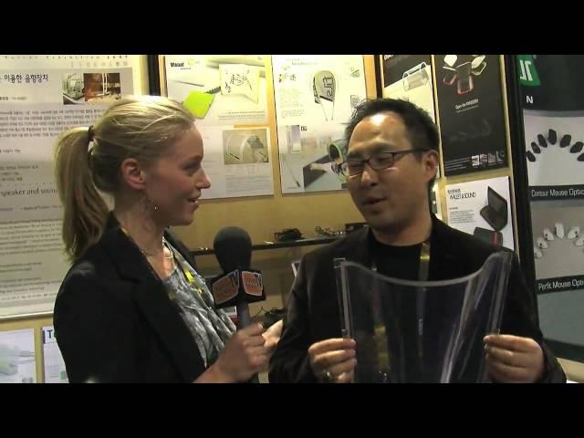 CES 2010:  Fils flexible speaker film