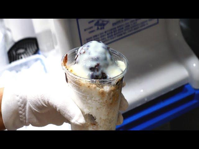 Cup shaved ice / korean street food