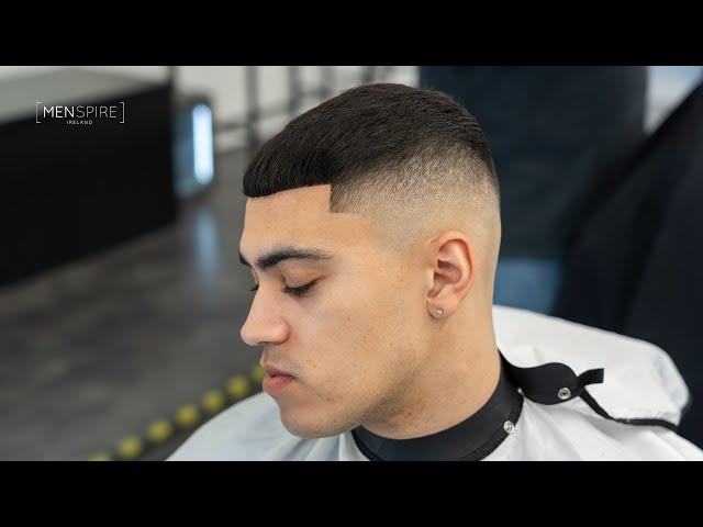 SHORT CROP & HIGH SKIN FADE BARBER TUTORIAL | MENSPIRE IRELAND | #74