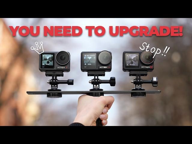 DJI Action 5 Pro vs Action 4 vs Action 3! Worth Upgrading?