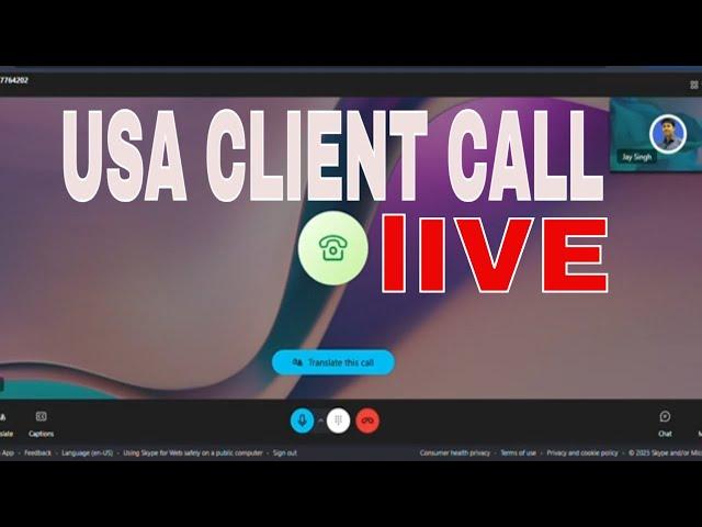 Live USA calling to speak to A Client | How to get client series 1 #shorts #digitechmindset