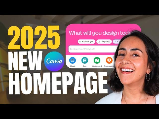 Canva Homepage Tutorial (2025) | Beginners, Start Here! 