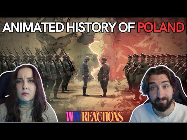 POLISH COUPLE reacts to: Animated History of Poland