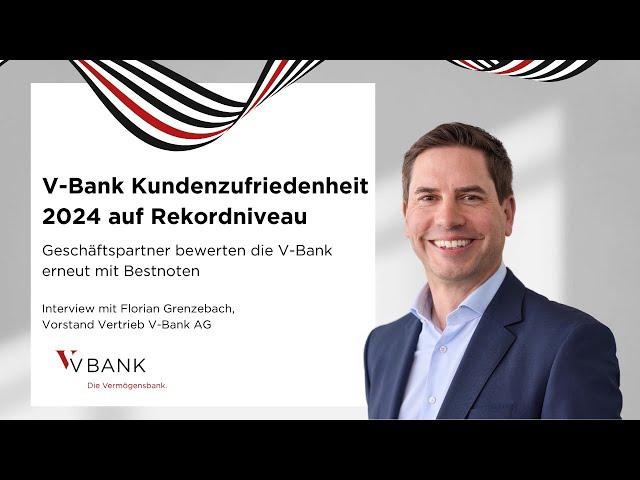 V-Bank Kundenzufriedenheit 2024 auf Rekordniveau: Erneut Bestnoten von Geschäftspartnern