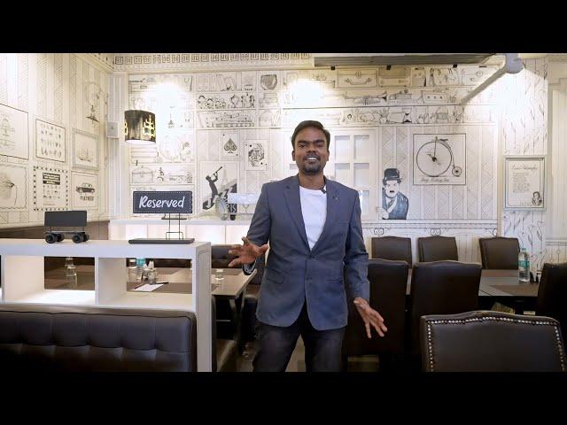 Ar Dinesh revisiting Madras Machans Restaurant explaining the success of this Restaurant interiors