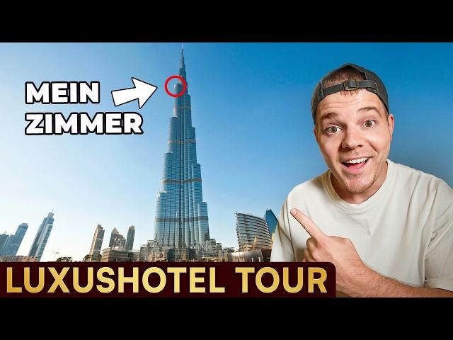 Wie gut ist das LUXUSHOTEL im höchsten Gebäude der Welt? - Armani Burj Khalifa (HOTEL TOUR 7/8)