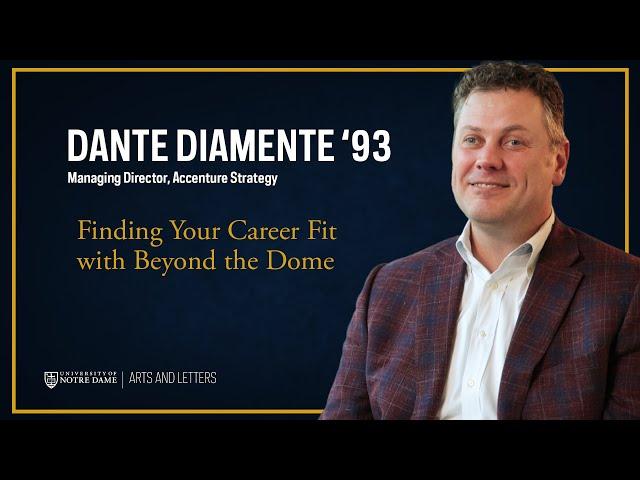 Arts & Letters Alumni: Dante Diamente '93 on Finding Your Career Fit with Beyond the Dome