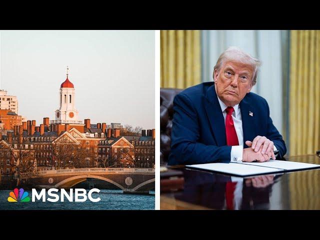 Harvard sues the Trump administration over move to block foreign student enrollment
