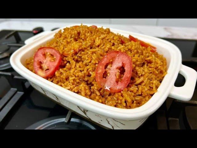 PERFECT PARTY JOLLOF RICE. HOW TO COOK AUTHENTIC NIGERIAN JOLLOF RICE.