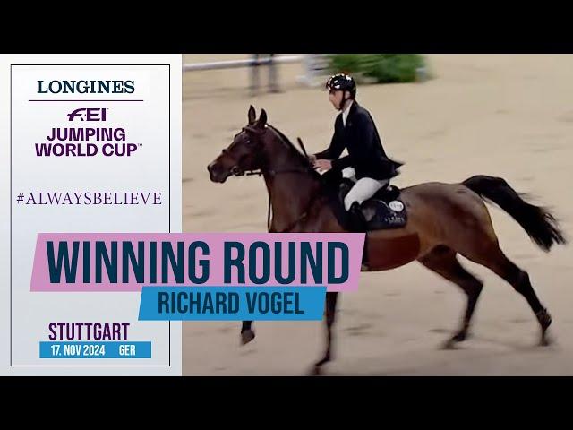 Richard Vogel and United Touch fly sky high in Stuttgart! ️ | FEI Jumping World Cup™ Stuttgart