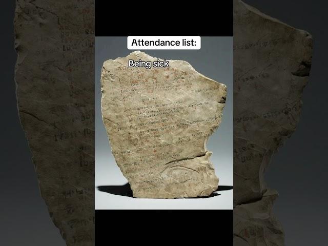 Some of these reasons would not pass today! #history #archaeology