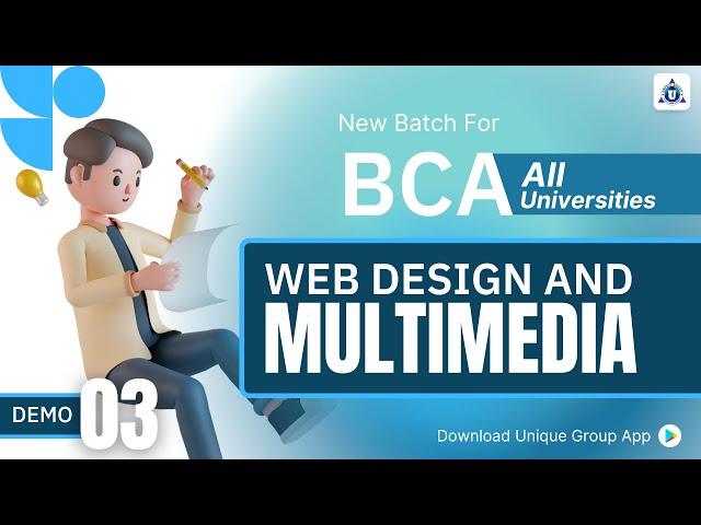 #BCA  #Web_Designing Complete Course in Hindi || web designing || Unique Online Guru | Day - 03