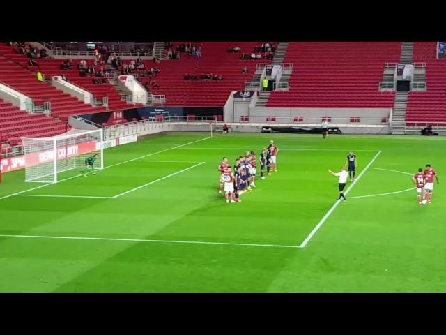 Joe Bryan scores an amazing goal!  Bristol City v FC Twente