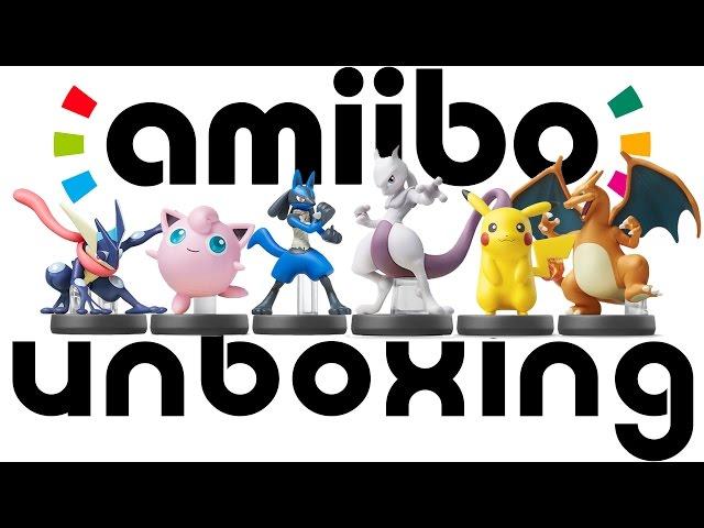 Unboxing ALL Super Smash Bros. Pokemon Amiibo INCLUDING MEWTWO!