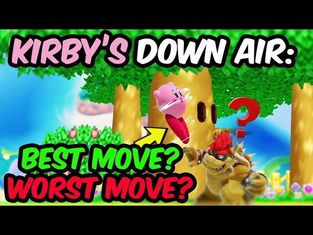 Is Down Air Kirby's Best/Worst Move?  In Depth Look and Analysis