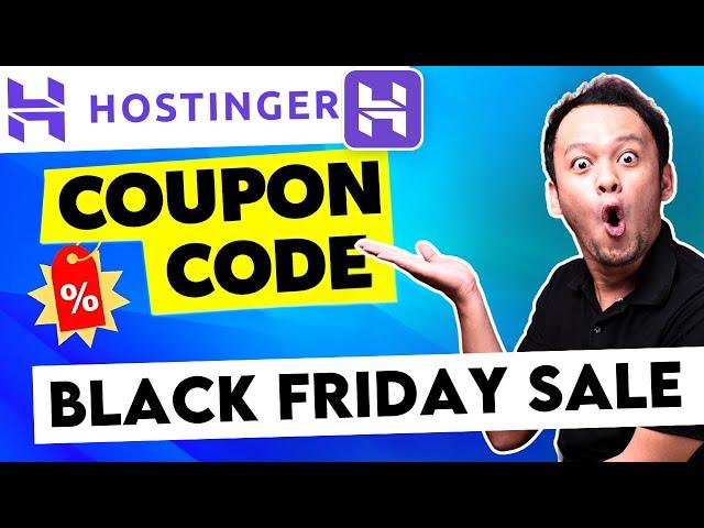 Hostinger Coupon Code 2024 | BIGGEST Hostinger Black Friday Sale