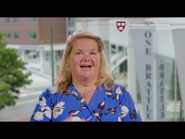 Welcome to Harvard Professional Development Programs from Dean Nancy Coleman