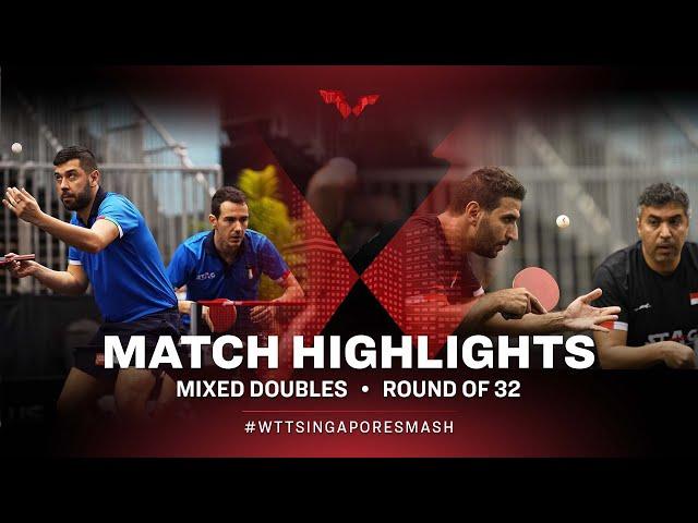 Mihai Bobocica/Niagol Stoyanov vs Ahmed Saleh/Khalid Assar | MD | Singapore Smash 2022 (R32)