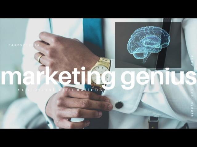 Become a Marketing Genius 𝘢𝘧𝘧𝘪𝘳𝘮𝘢𝘵𝘪𝘰𝘯𝘴 | Smartest Marketer In the World