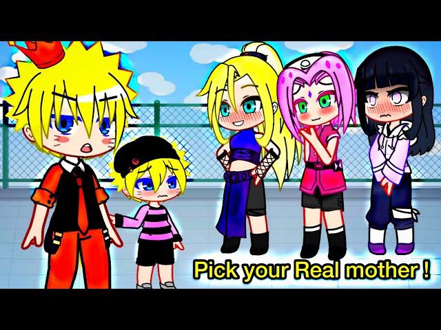 Boruto Pick Your Real Mother  | Naruto meme | Different Ending? | Gacha Club