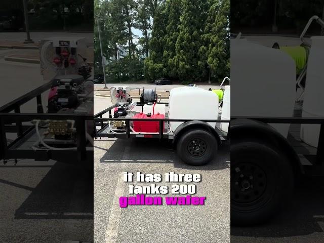 Softwash Pressure Washing Starter Trailer Setup #pressurewashing #softwashing #softwash #setup