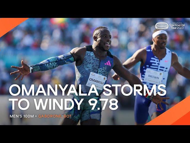 Omanyala dominates the men's 100m | Continental Tour Gold 2023