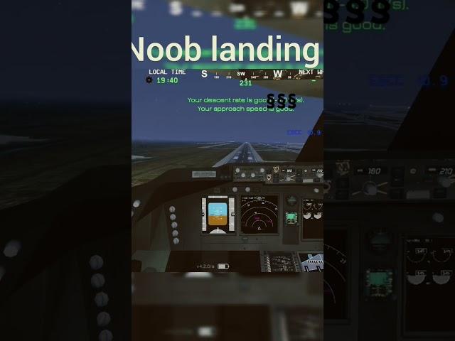 FS Advanced pilot Boeing 747 landing