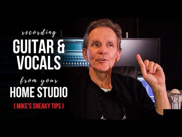 Recording Guitar & Vocals at home - what's the BEST process?