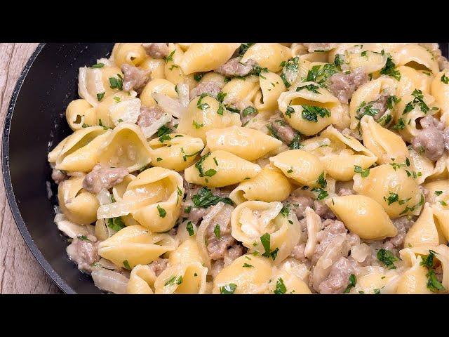 I have never eaten such delicious pasta! Quick and easy recipes! I do it every week!